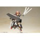 Frame Arms Girl Wilber Nine 16 cm avec détails rouges et noirs.