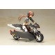 Frame Arms Girl Wilber Nine 16 cm avec détails rouges et noirs.