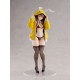 Estatua PVC Hinata Sakura con chaqueta amarilla y orejas de conejo