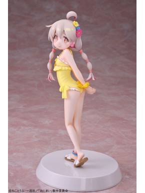 Figura de Mahiro Oyama en traje de baño amarillo