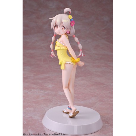 Figura de Mahiro Oyama en traje de baño amarillo