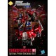Figura busto Optimus Prime Transformers con luces LED