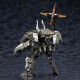 Maquete Hexa Gear Wolfzerker de Kotobukiya em verde e branco.