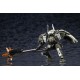 Maquete Hexa Gear Wolfzerker de Kotobukiya em verde e branco.