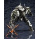 Maquete Hexa Gear Wolfzerker de Kotobukiya em verde e branco.