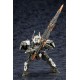 Maquete Hexa Gear Wolfzerker de Kotobukiya em verde e branco.