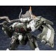 Maquete Hexa Gear Wolfzerker de Kotobukiya em verde e branco.