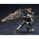 Maquete Hexa Gear Wolfzerker de Kotobukiya em verde e branco.