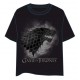 Camiseta Juego de Tronos Stark Black