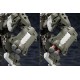 Maquete Hexa Gear Wolfzerker de Kotobukiya em verde e branco.