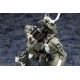 Maquete Hexa Gear Wolfzerker de Kotobukiya em verde e branco.