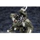 Maquete Hexa Gear Wolfzerker de Kotobukiya em verde e branco.