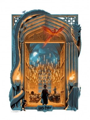 Litografía Harry Potter y la Cámara Secreta de 46 x 61 cm embalada