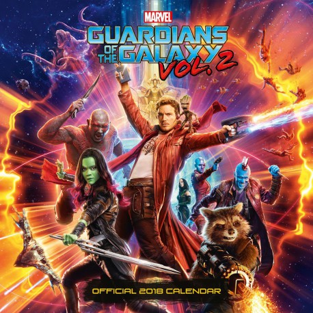 Calendar wall 2018 Guardians of the Galaxy