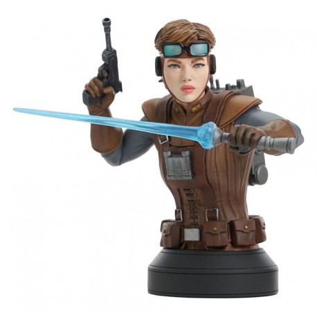Buste Star Wars Starkiller Hero avec sabre laser bleu