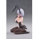 Statue Bunny Girl Lume en tenue noire avec oreilles de lapin