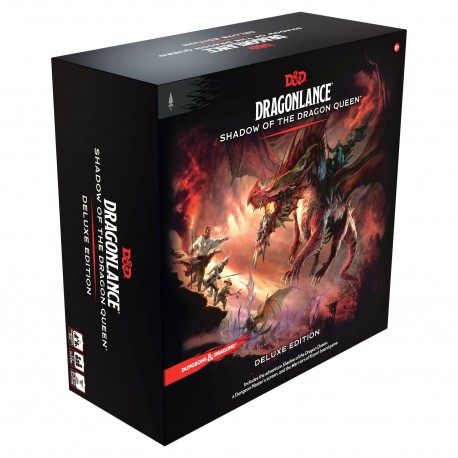 Caixa de Dungeons & Dragons Dragonlance Shadow of the Dragon Queen Edição Deluxe