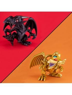 Estatuas de Yu-Gi-Oh! Red Eyes Black Dragon y The Winged Dragon of Ra
