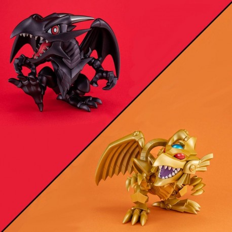 Estatuas de Yu-Gi-Oh! Red Eyes Black Dragon y The Winged Dragon of Ra