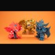 Estatuas de Yu-Gi-Oh! Red Eyes Black Dragon y The Winged Dragon of Ra