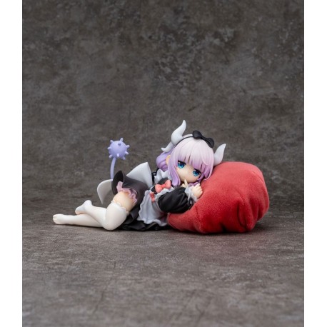 Statue en PVC de Kanna de Kobayashi's Dragon Maid sur coussin rouge