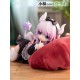 Statue en PVC de Kanna de Kobayashi's Dragon Maid sur coussin rouge