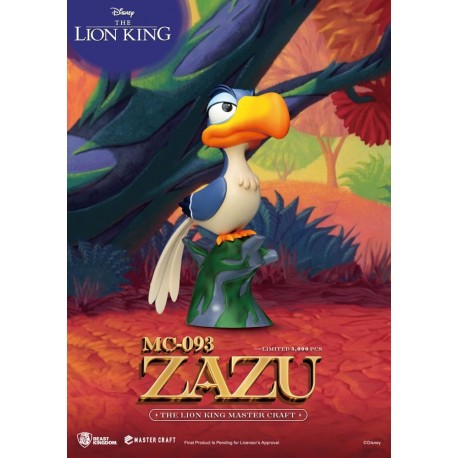 Estatua de Zazu de El Rey León 20 cm