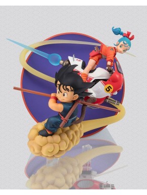Estatua de Son Goku y Bulma de Dragon Ball Figuarts ZERO