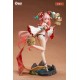 Figura detallada de Long Xiaoling con atuendo rojo y blanco