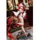 Figura detallada de Long Xiaoling con atuendo rojo y blanco