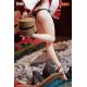 Figura detallada de Long Xiaoling con atuendo rojo y blanco
