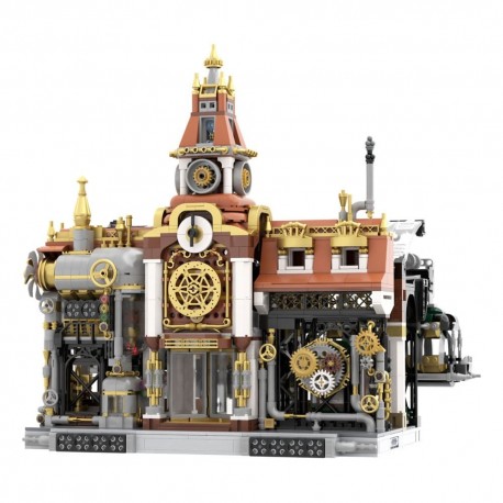 Estación de tren steampunk de Pantasy en kit de construcción