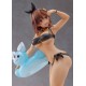 Estatua PVC Ryza en traje de baño negro 27 cm