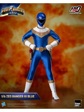 Figura articulada Power Rangers Zeo Ranger III Azul 30 cm