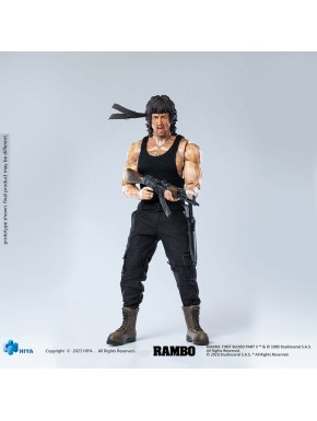 Figura articulada John Rambo con accesorios de Hiya Toys