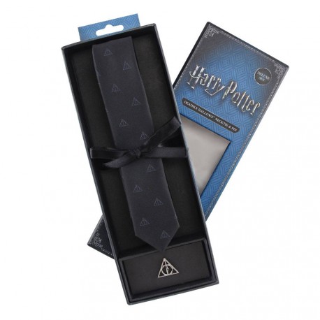 Set Tie and Pin Harry Potter Deathly hallows