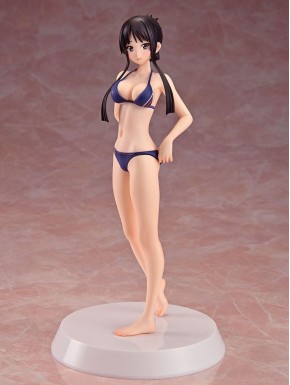 Estatua Summer Queens PVC Mio Akiyama en bikini azul