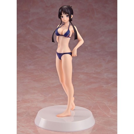 Estatua Summer Queens PVC Mio Akiyama en bikini azul