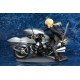 Estátua Saber Fate/Zero com moto, escala 1/8, em ação