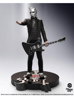 Estatua Ghost Nameless Ghoul con guitarra negra de 22 cm