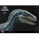 Statue Blue Jurassic World bouche ouverte 1/10