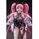 Estatua de PVC de Arisa de 26 cm con cabello rosa y chaqueta blanca