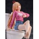 Statue Power Chainsaw Man en PVC sur toilette