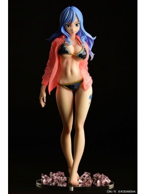 Estatua de Jubia Lokser de Fairy Tail en bikini negro, 25 cm