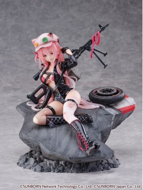 Estatua Girls' Frontline UKM-2000 Gale Lightning herida 20 cm en PVC