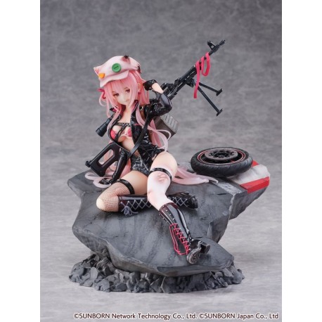 Statue Girls' Frontline UKM-2000 Gale Lightning blessée 20 cm en PVC