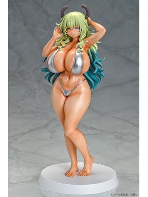 Estatua de Lucoa en bikini estilo bronceado de 26 cm