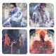 Pack of 4 Coasters 3D Star Wars Episode VIII