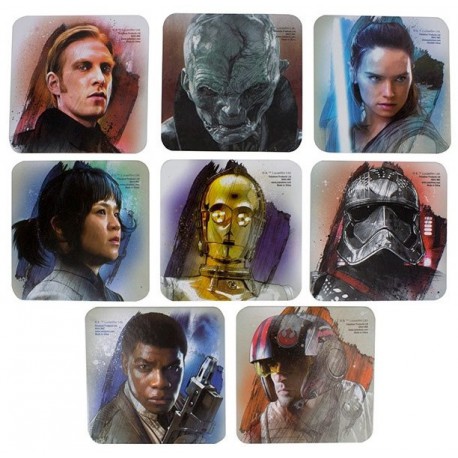 Pack 4 Posavasos Star Wars Episodio VIII