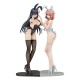 Estatuas Black Bunny Aoi y White Bunny Natsume de 30-31 cm
